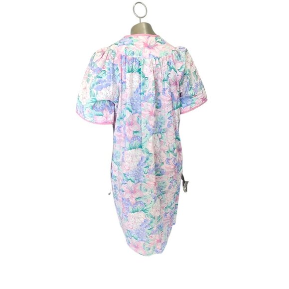 Vintage Kelly Reed Women's Size Small House Dress Mumu Snaps Pockets Floral NWOT - Picture 4 of 13